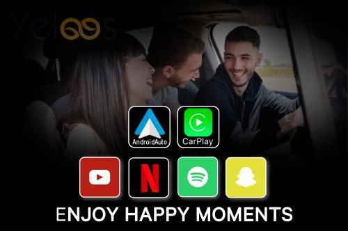 Yeloos Max - Tesla-Style Screen - Apple Carplay & Android Auto